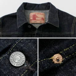 FOB FACTORY Jackets^/ F2378 G3 selvage denim 2ND jacket one-wash