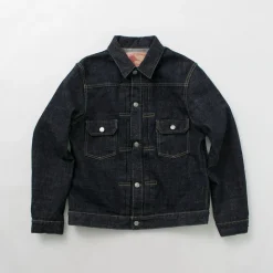 FOB FACTORY Jackets^/ F2378 G3 selvage denim 2ND jacket one-wash