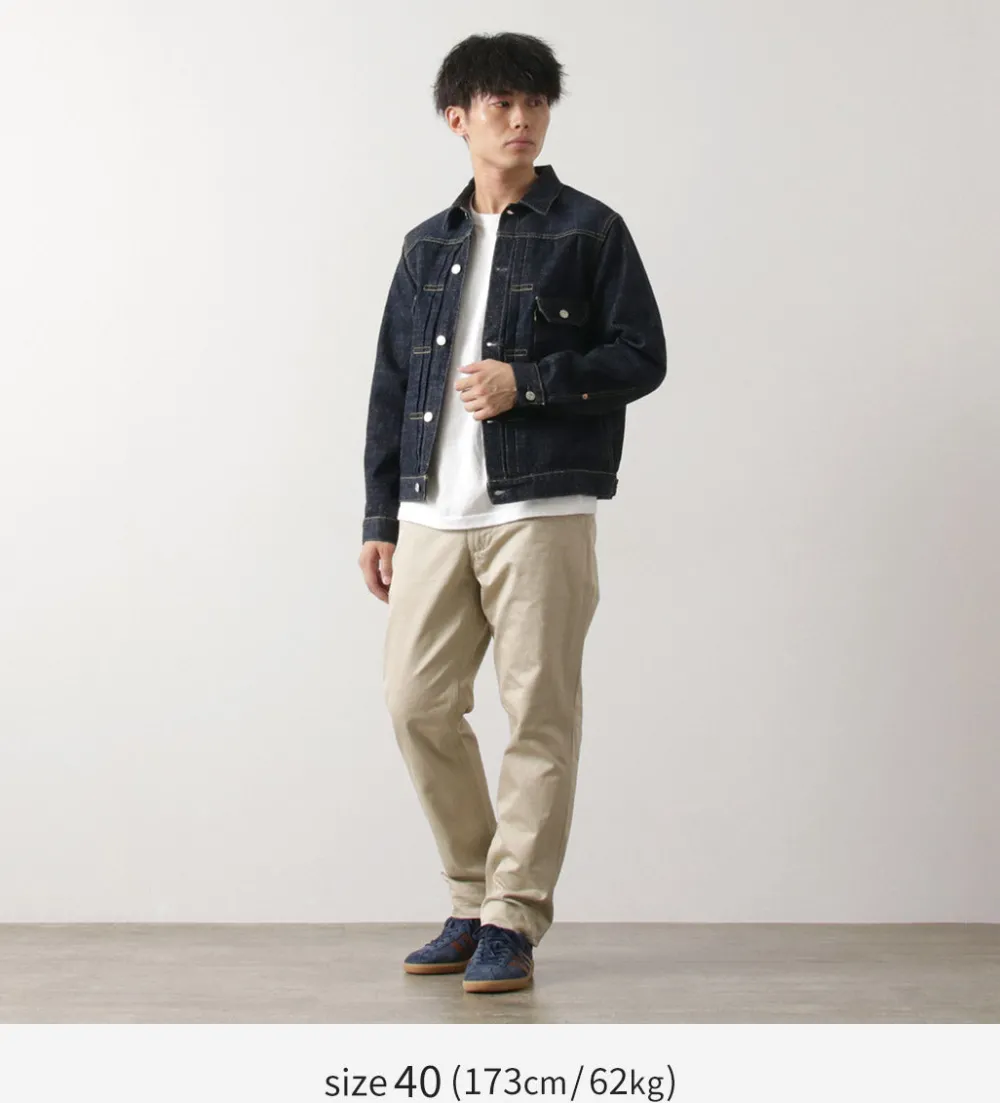FOB FACTORY Jackets^/ F2378 G3 selvage denim 2ND jacket one-wash