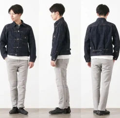 FOB FACTORY Jackets^/ F2400 G3 Selvage Denim 1st -type Jacket one-wash
