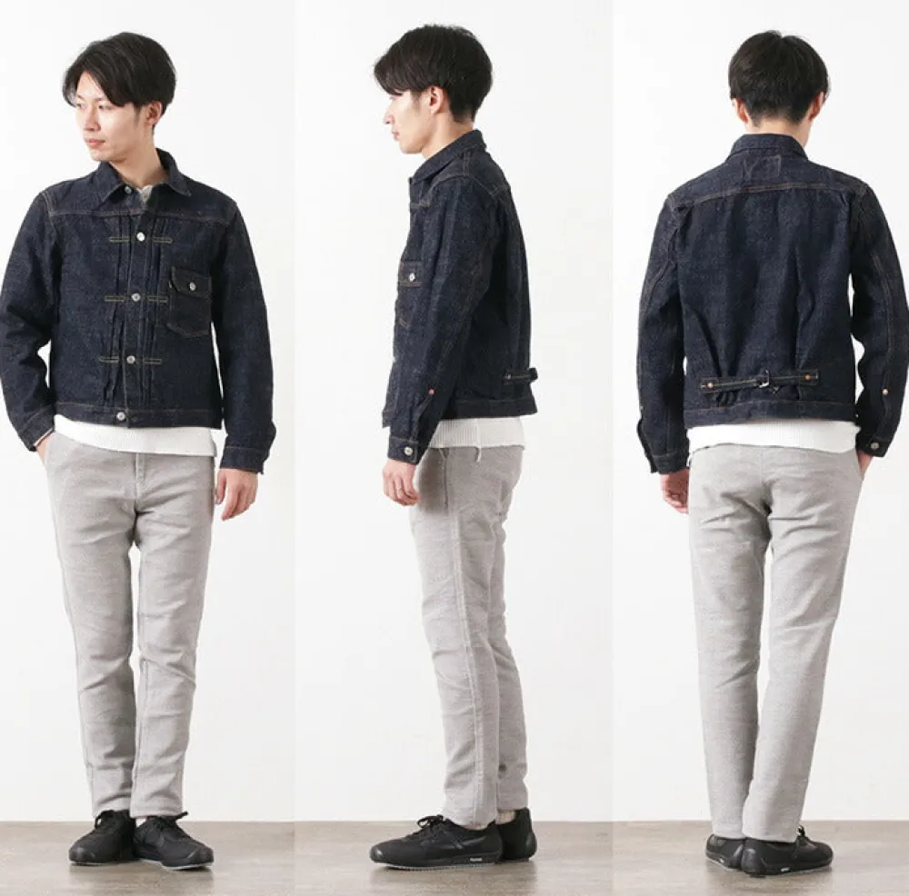 FOB FACTORY Jackets^/ F2400 G3 Selvage Denim 1st -type Jacket one-wash