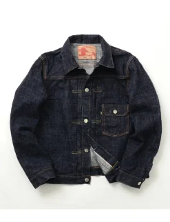 FOB FACTORY Jackets^/ F2400 G3 Selvage Denim 1st -type Jacket one-wash