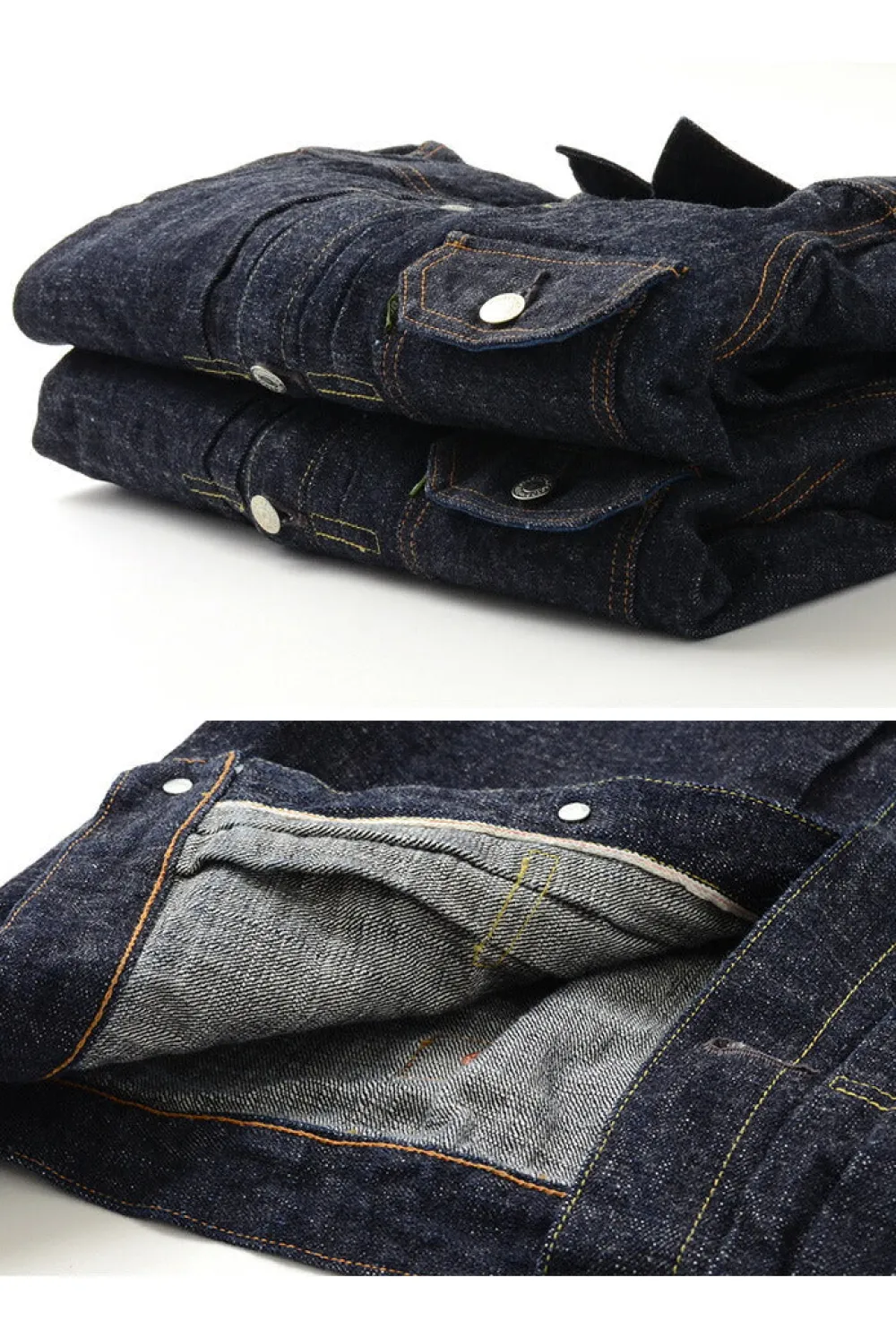 FOB FACTORY Jackets^/ F2400 G3 Selvage Denim 1st -type Jacket one-wash