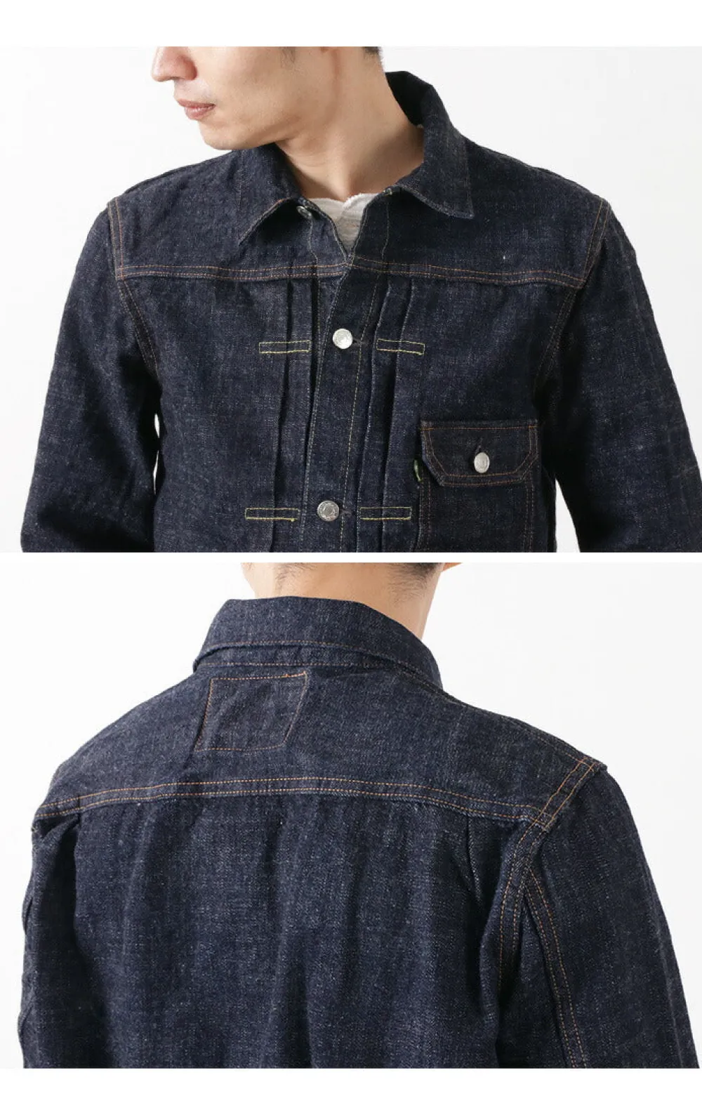 FOB FACTORY Jackets^/ F2400 G3 Selvage Denim 1st -type Jacket one-wash