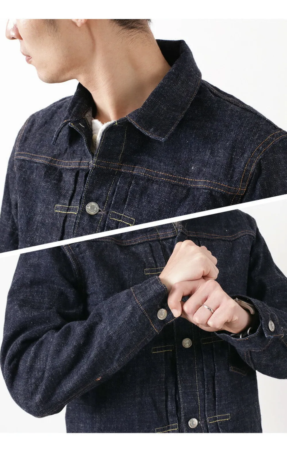 FOB FACTORY Jackets^/ F2400 G3 Selvage Denim 1st -type Jacket one-wash