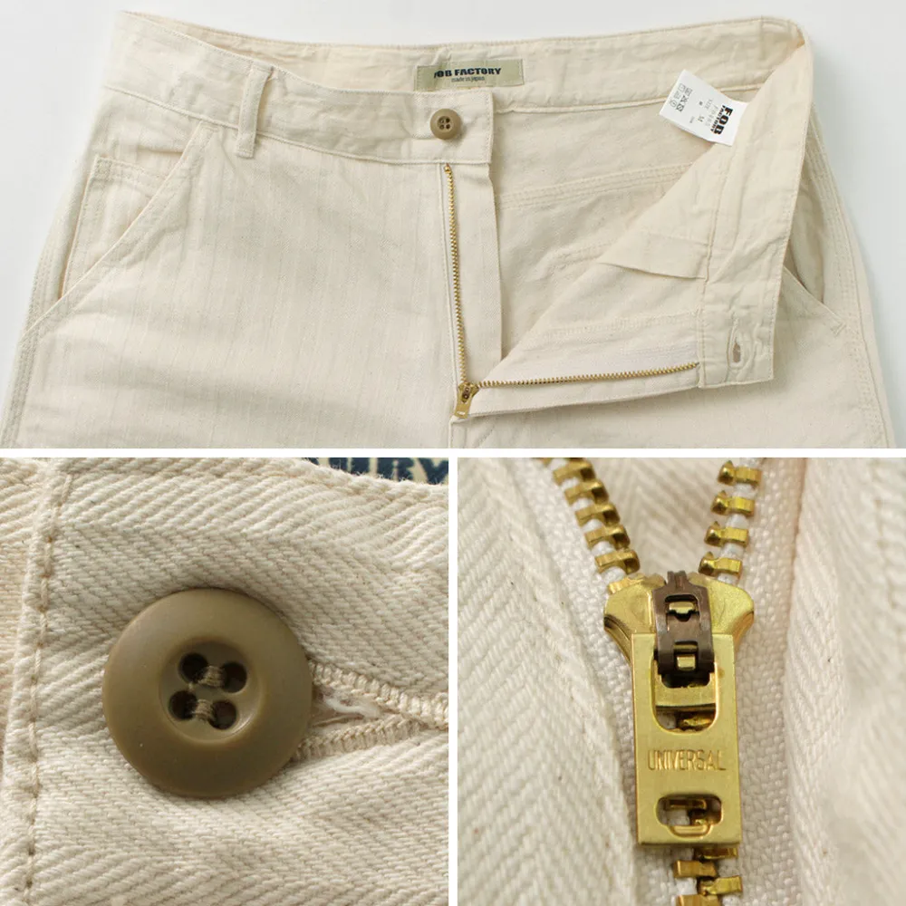 FOB FACTORY Work Pants & Chinos^/ F0485 HBT Painter pants ivory