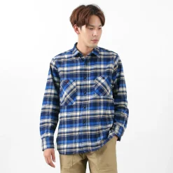 FOB FACTORY Shirts^/ F3481 HEAVY NEL WORK SHIRT