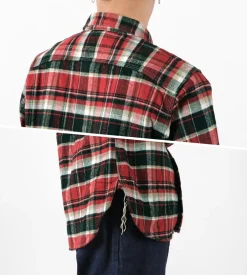FOB FACTORY Shirts^/ F3481 HEAVY NEL WORK SHIRT