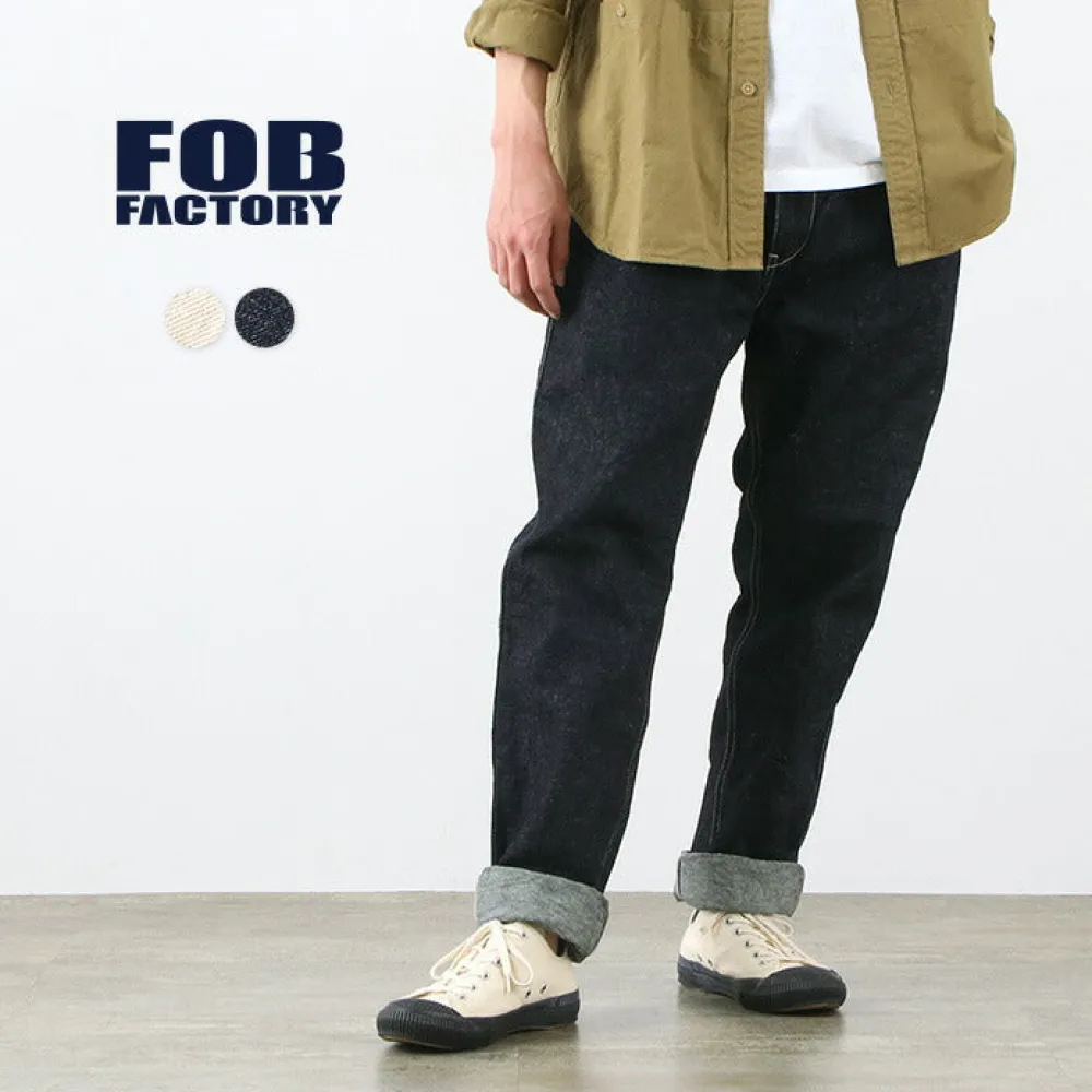 FOB FACTORY Work Pants & Chinos|Jeans^/ F0496 Hemp denim work trousers