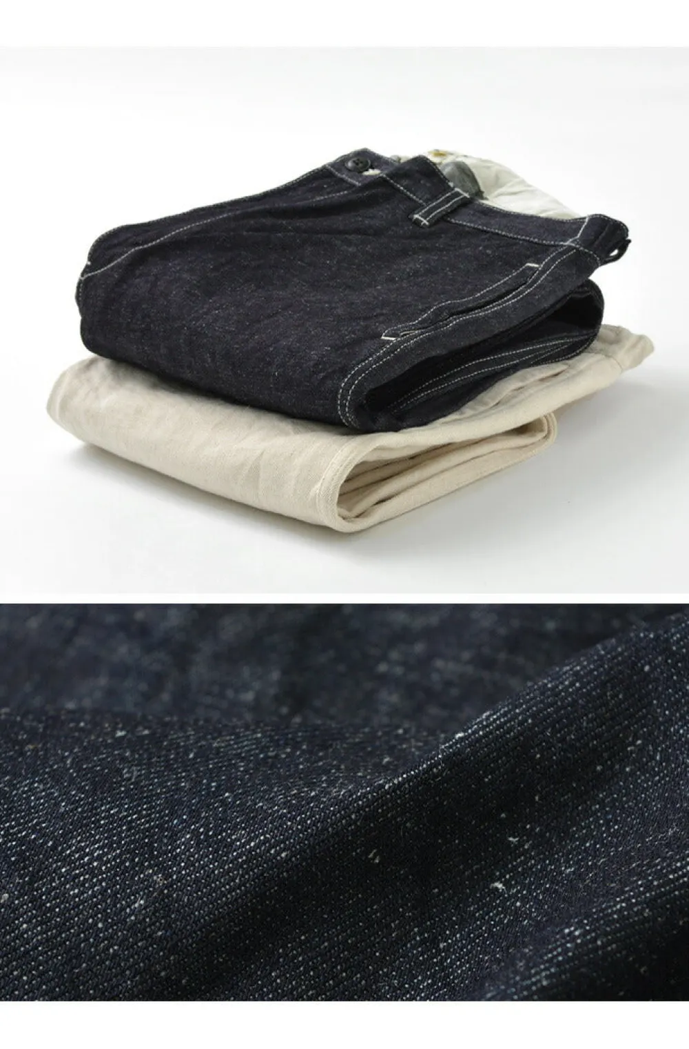 FOB FACTORY Work Pants & Chinos|Jeans^/ F0496 Hemp denim work trousers