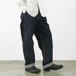 FOB FACTORY Jeans^/ F0509 Hemp denim painter pants one-wash