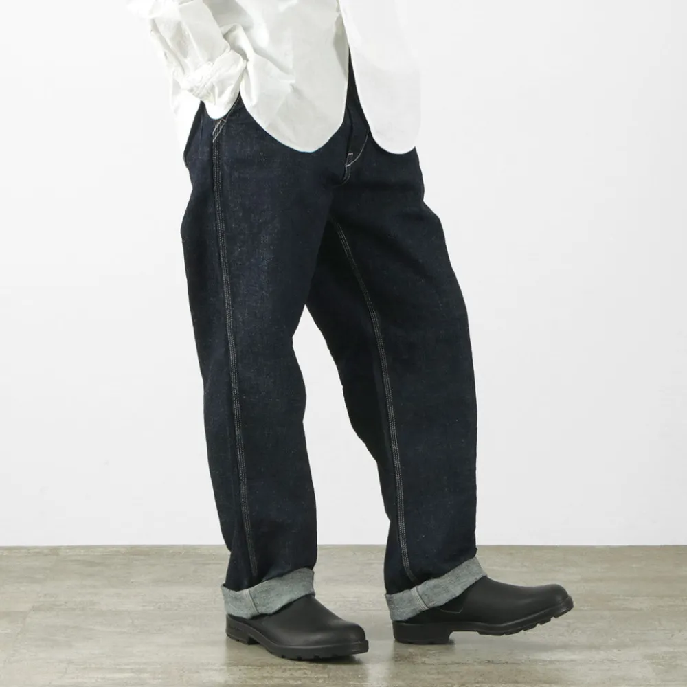 FOB FACTORY Jeans^/ F0509 Hemp denim painter pants one-wash