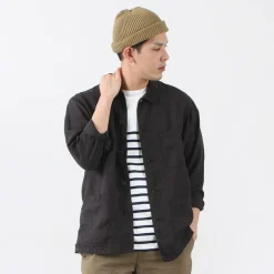 FOB FACTORY Shirts^/ F2413 Hemp shirt jacket