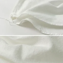 FOB FACTORY Shirts^/ F3429 Long sleeve Ox band collar shirt white