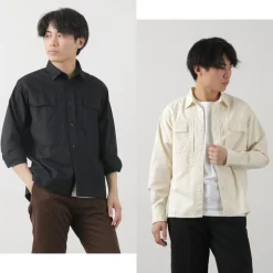 FOB FACTORY Shirts^/ F3498 Long sleeve field shirt