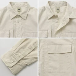 FOB FACTORY Shirts^/ F3498 Long sleeve field shirt