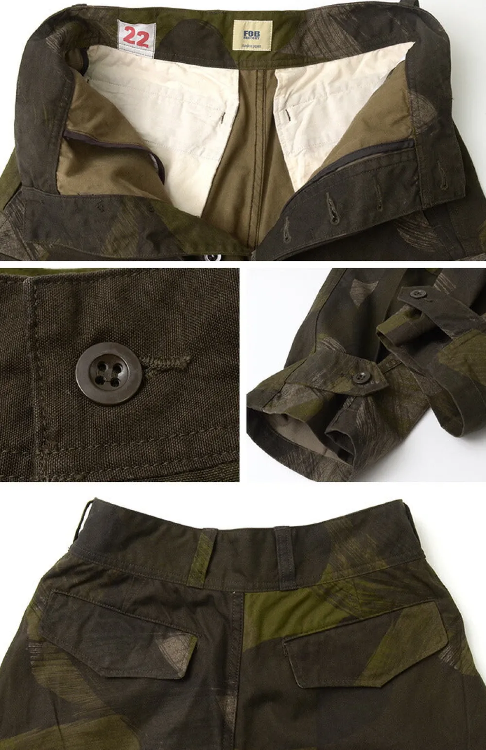 FOB FACTORY Trousers^/ F0504 M-47 french cargo