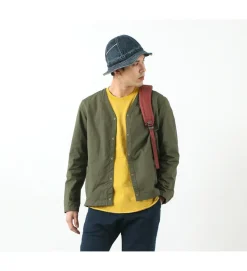 FOB FACTORY Cardigans^/ F2409 military cardigan