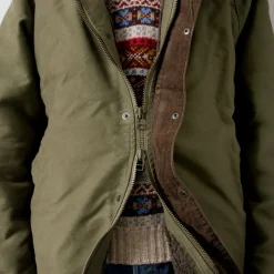 FOB FACTORY Coats^/ F2450 Moleskin Hood Coat