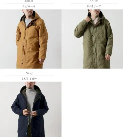 FOB FACTORY Coats^/ F2450 Moleskin Hood Coat