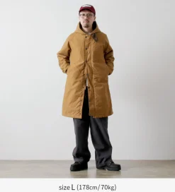 FOB FACTORY Coats^/ F2450 Moleskin Hood Coat