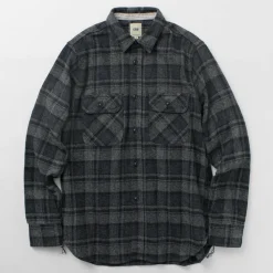 FOB FACTORY Shirts^/ F3497 Nel check work shirt