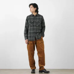 FOB FACTORY Shirts^/ F3497 Nel check work shirt