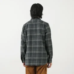 FOB FACTORY Shirts^/ F3497 Nel check work shirt