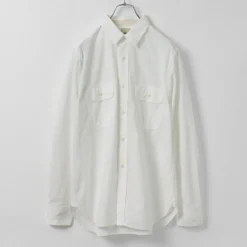 FOB FACTORY Shirts^/ F3496 Ox work shirt white