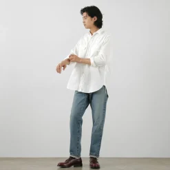 FOB FACTORY Shirts^/ F3496 Ox work shirt white