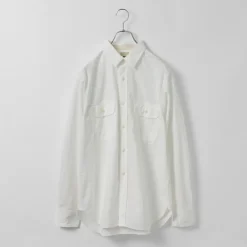 FOB FACTORY Shirts^/ F3496 Ox work shirt white