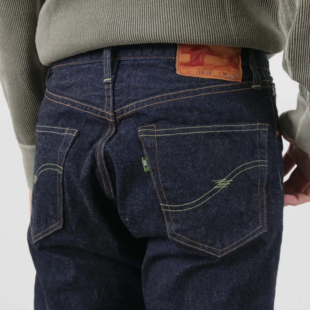 FOB FACTORY Jeans^/ F151-23 5P selvage jeans one-wash