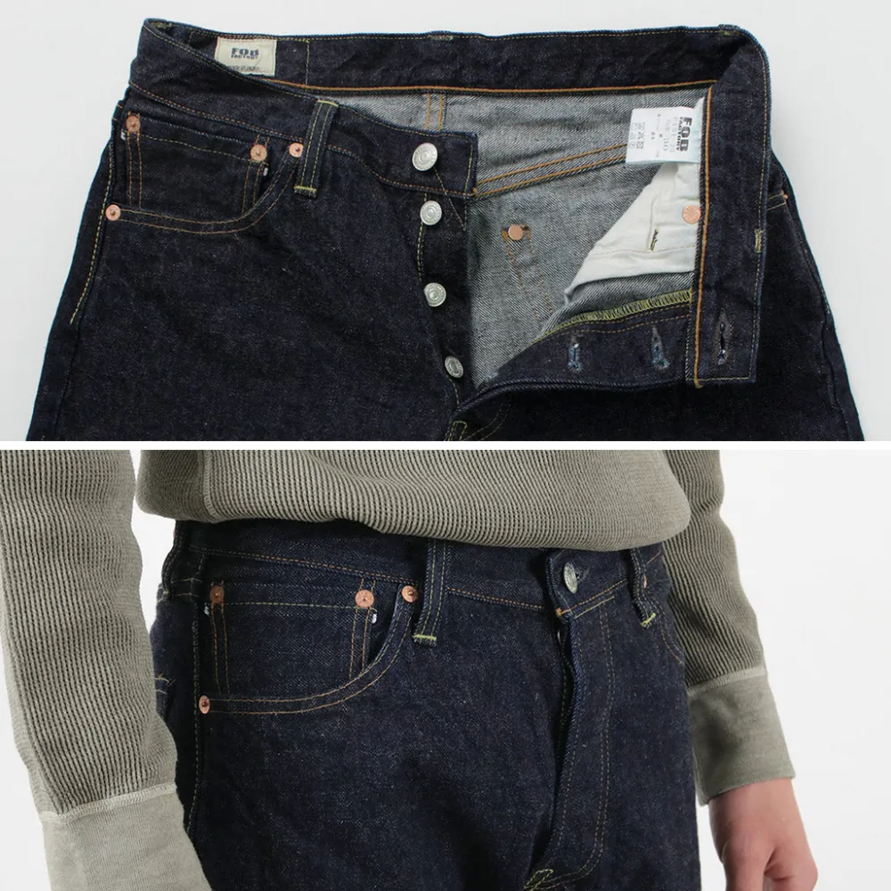 FOB FACTORY Jeans^/ F151-23 5P selvage jeans one-wash