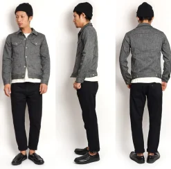 FOB FACTORY Jackets^/ F2288 Relaxed denim 3rd jacket