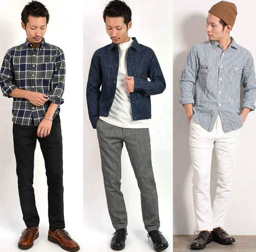 FOB FACTORY Trousers^/ F0438 Relaxed Narrow Easy Pants