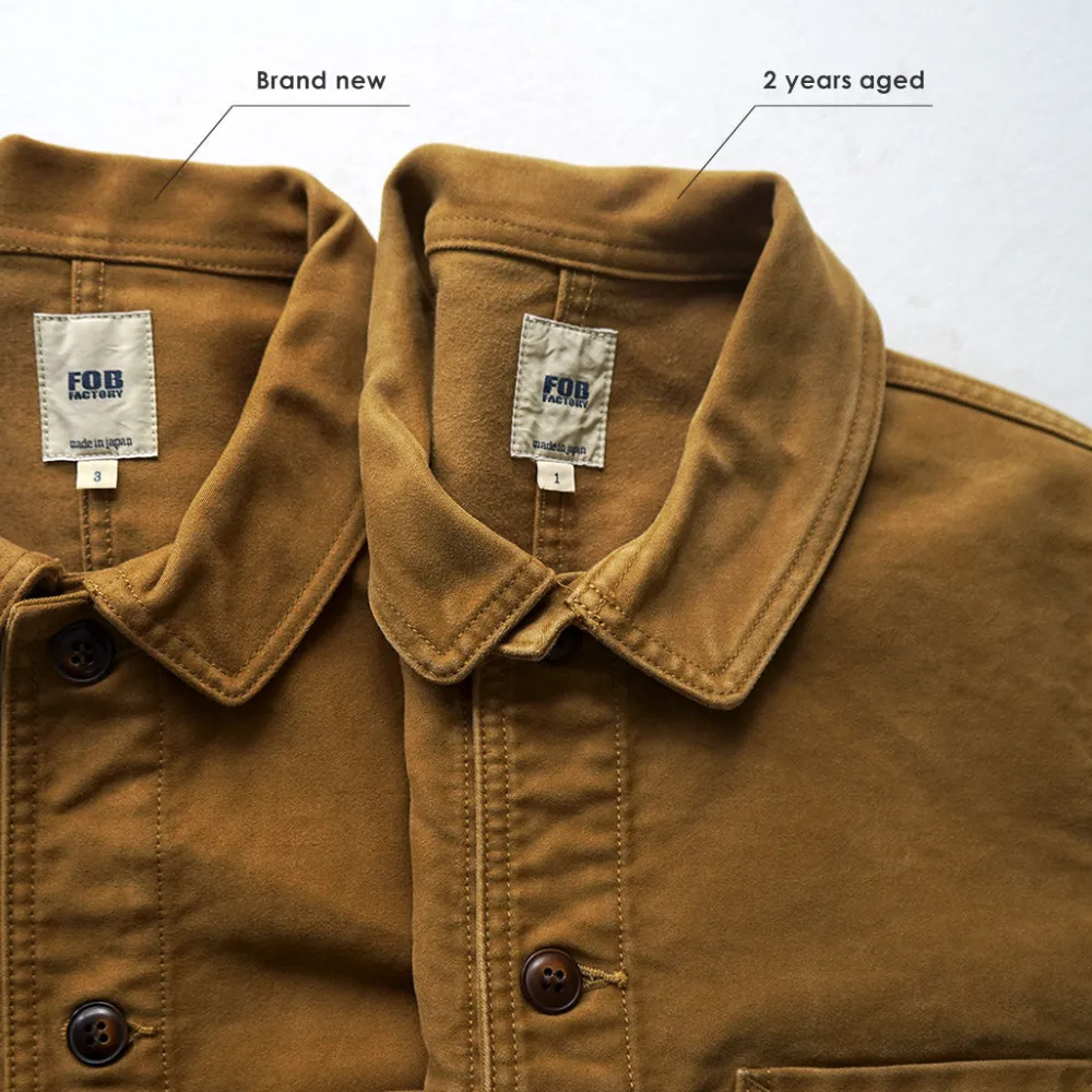 FOB FACTORY Jackets^/ F2361 Riding Jacket Moleskin
