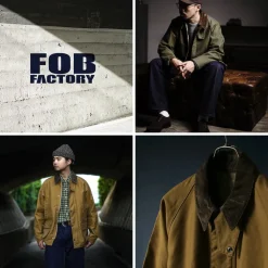 FOB FACTORY Jackets^/ F2361 Riding Jacket Moleskin