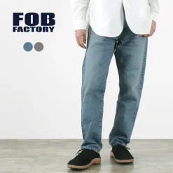 FOB FACTORY Jeans^/ F160 Selvedge 66 Denim 5-pocket