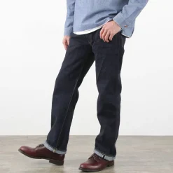 FOB FACTORY Jeans^/ F191 Selvedge WW2 5P Denim Pants dark-indigo