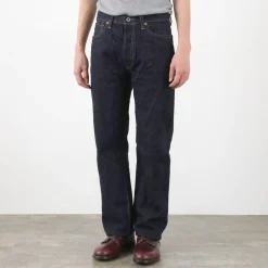 FOB FACTORY Jeans^/ F191 Selvedge WW2 5P Denim Pants dark-indigo
