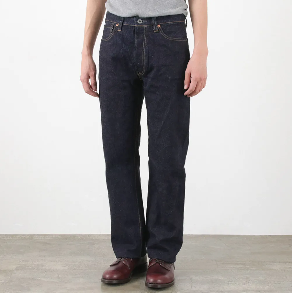 FOB FACTORY Jeans^/ F191 Selvedge WW2 5P Denim Pants dark-indigo