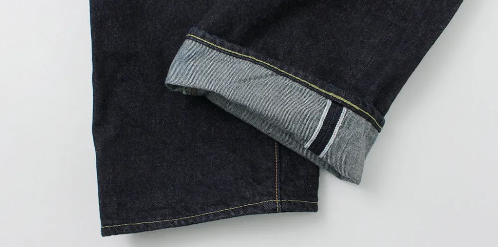 FOB FACTORY Jeans^/ F191 Selvedge WW2 5P Denim Pants dark-indigo