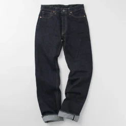 FOB FACTORY Jeans^/ F191 Selvedge WW2 5P Denim Pants dark-indigo
