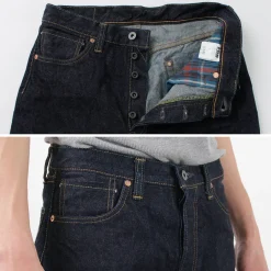 FOB FACTORY Jeans^/ F191 Selvedge WW2 5P Denim Pants dark-indigo