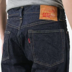 FOB FACTORY Jeans^/ F191 Selvedge WW2 5P Denim Pants dark-indigo