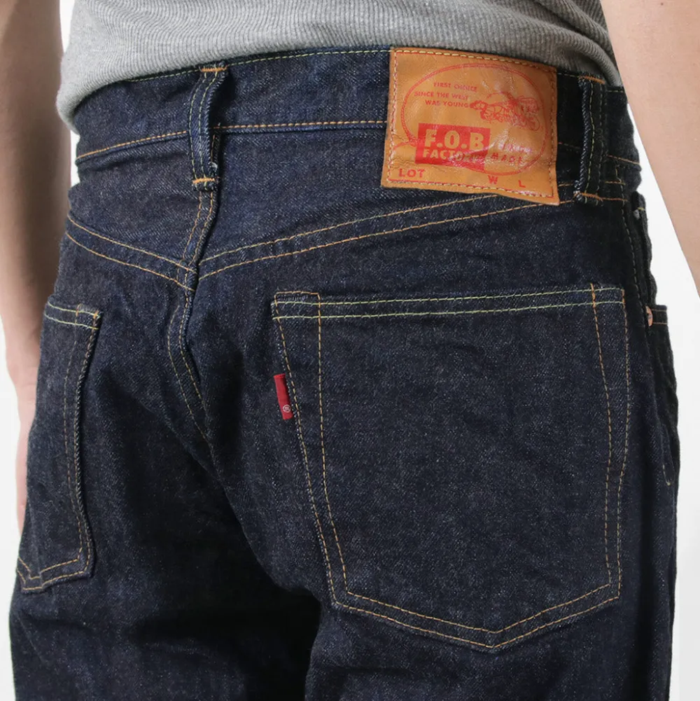 FOB FACTORY Jeans^/ F191 Selvedge WW2 5P Denim Pants dark-indigo