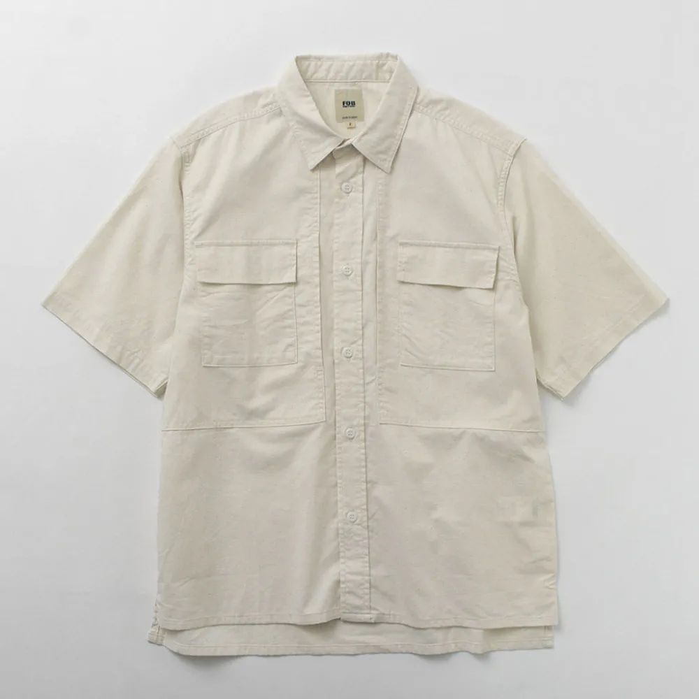 FOB FACTORY Shirts^/ F3499 Short sleeve field shirt