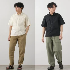 FOB FACTORY Shirts^/ F3499 Short sleeve field shirt