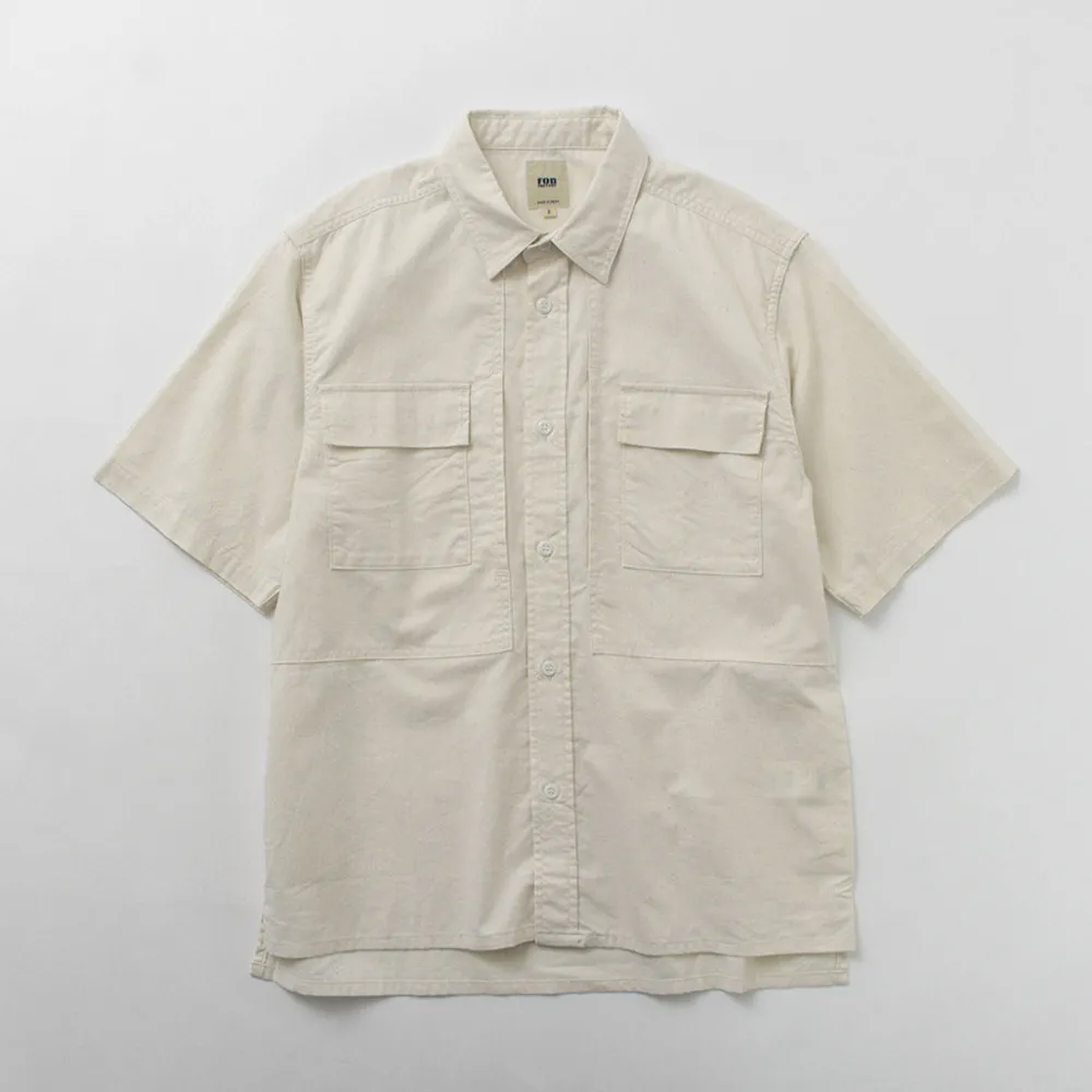 FOB FACTORY Shirts^/ F3499 Short sleeve field shirt