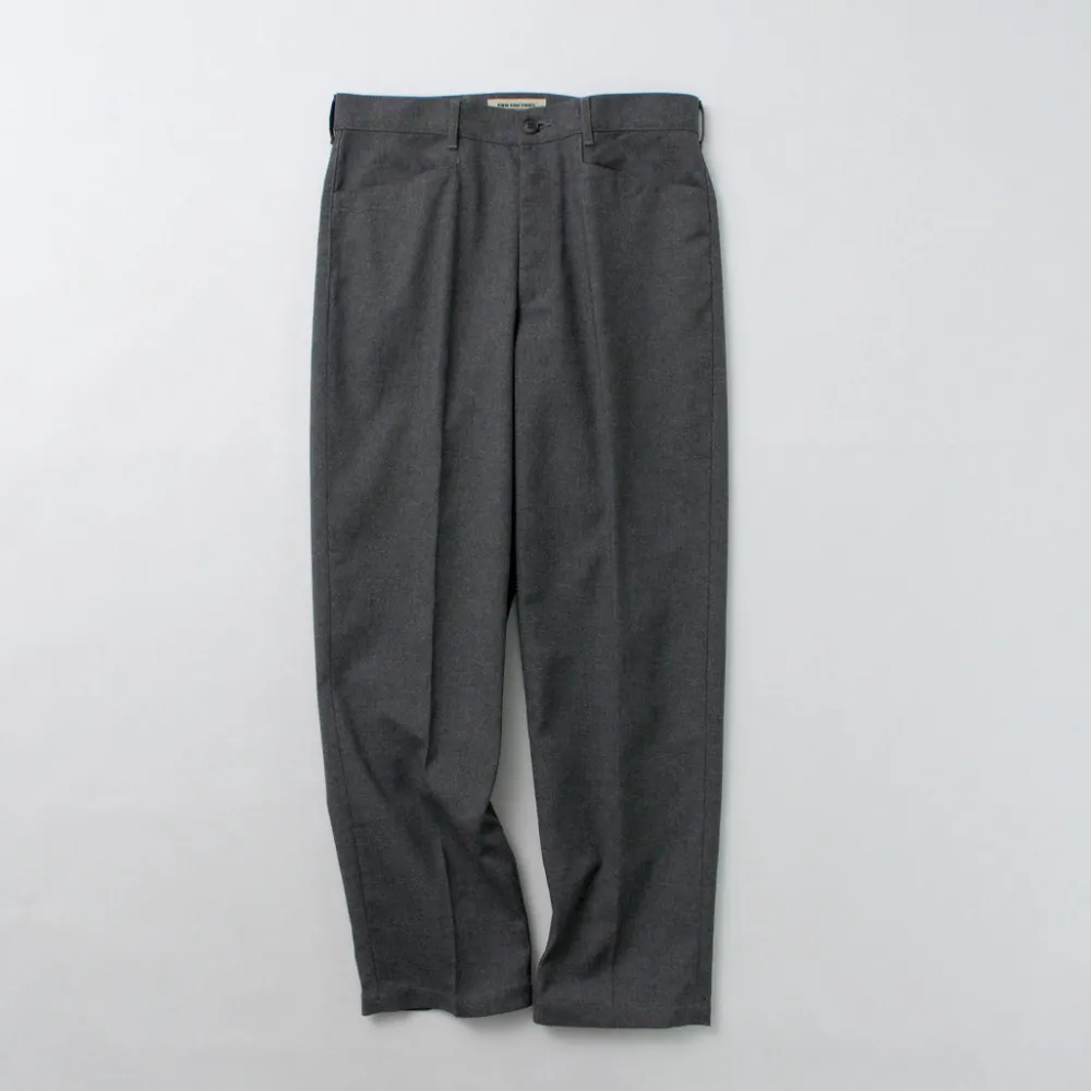 FOB FACTORY Trousers^/ F0538 STA-PREST wide pants lightgrey
